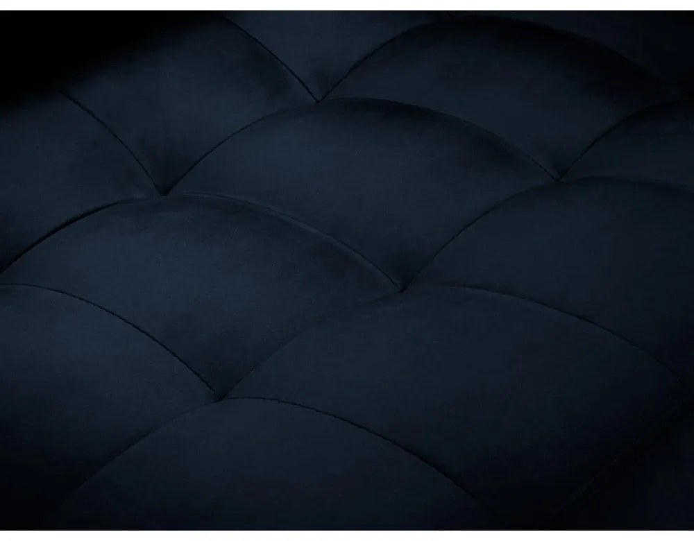 Divano in velluto blu, 219 cm Santo - Milo Casa