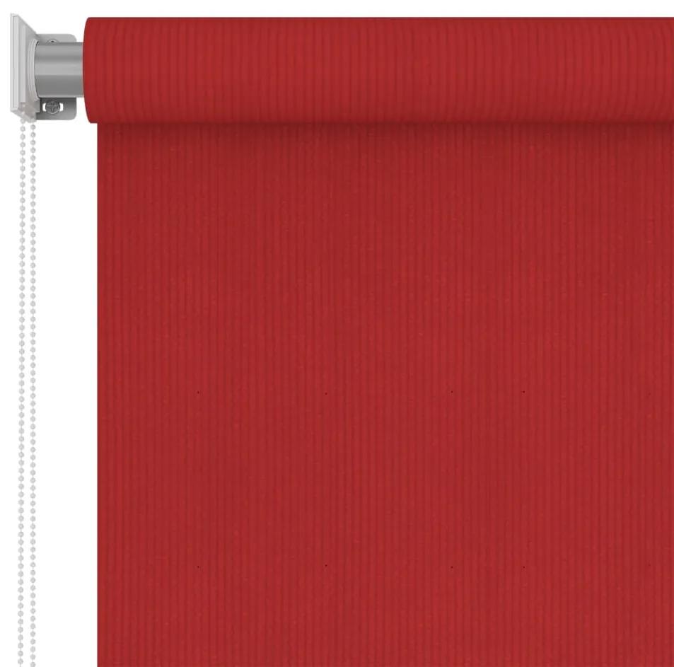 Tenda a Rullo per Esterni 80x140 cm Rossa HDPE