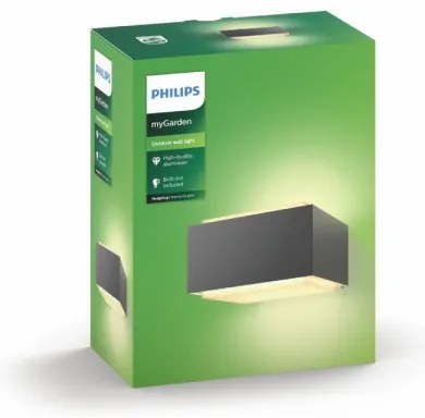 Philips 17337/93/PN - Applique da esterno MYGARDEN HEDGEHOG 1xE27/42W