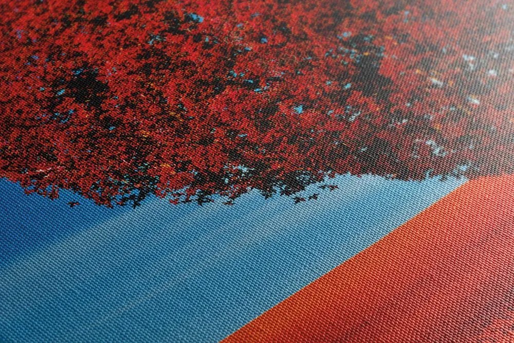 Quadro su tela – Albero stupendo a forma di cuore