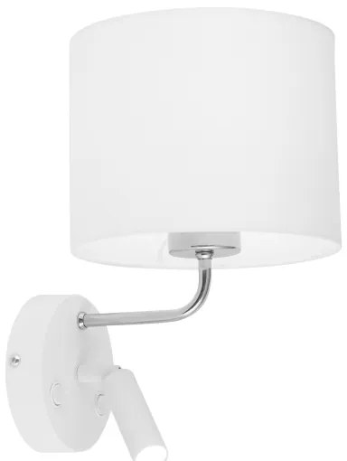 Lampada LED flessibile RICHI 1xE27/15W/230V + LED/3W/230V bianco