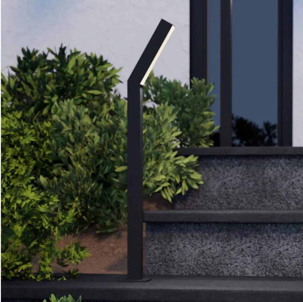 Eglo 900993 - Lampada da esterno LED UGENTO, 2x LED/4,5 W/230 V, IP44, nera