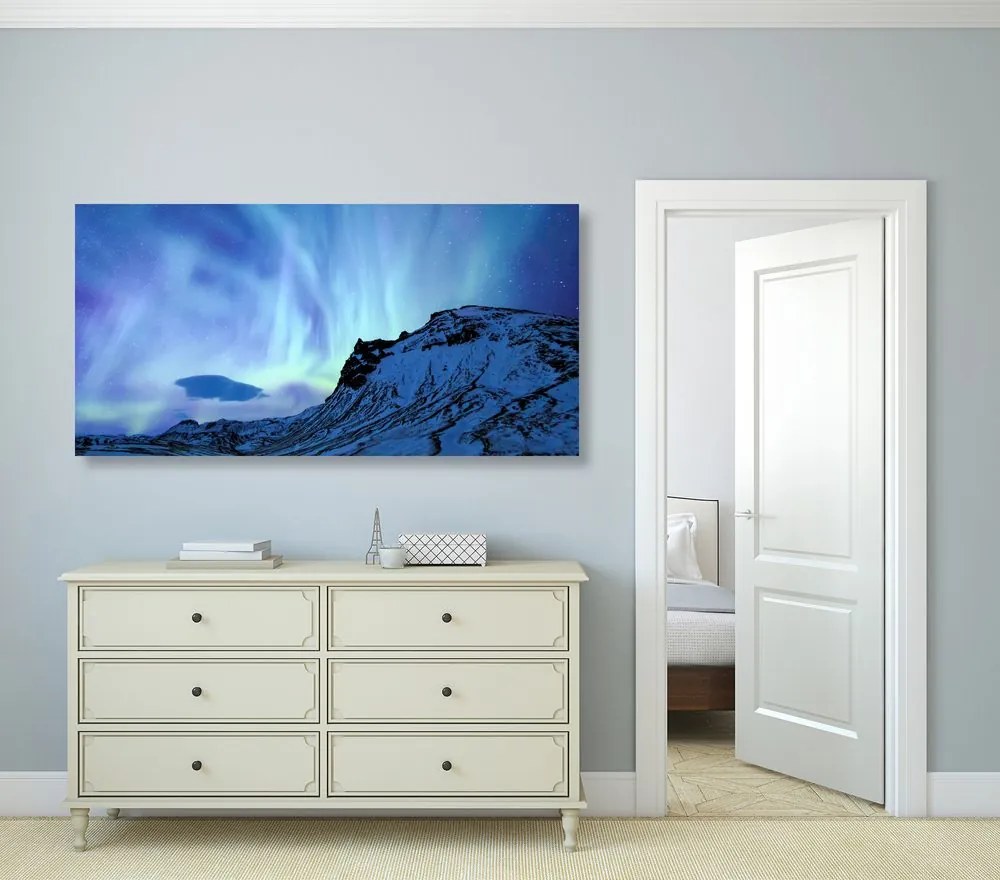 Quadro su tela – Luci polari nordiche