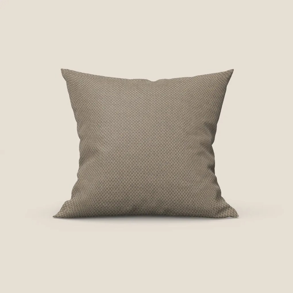 Tauro cuscino disponibile in diversi colori in tessuto misto cotone smacchiabile T18 beige