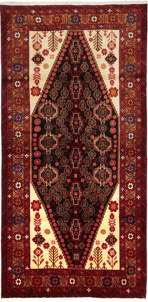 Tappeto persiano 210 x 110 (Iran) Annodato A Mano
