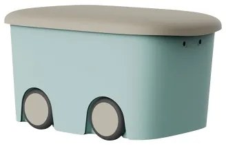 Scatola Multiuso Plastiken 88100 Per bambini Menta 45 L (59 x 38 x 32 cm)