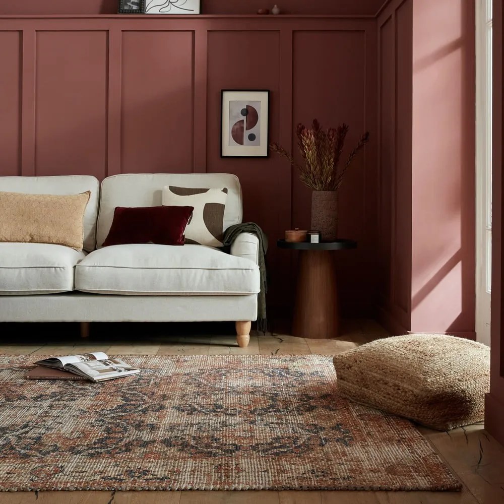 Tappeto di colore naturale in misto iuta tessuto a mano 120x170 cm Miley – Flair Rugs