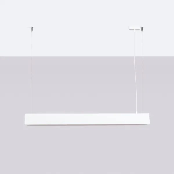 Sollux SL.1394 - Lampadario LED a sospensione con filo SPARK 1xG13/8,5W/230V bianco