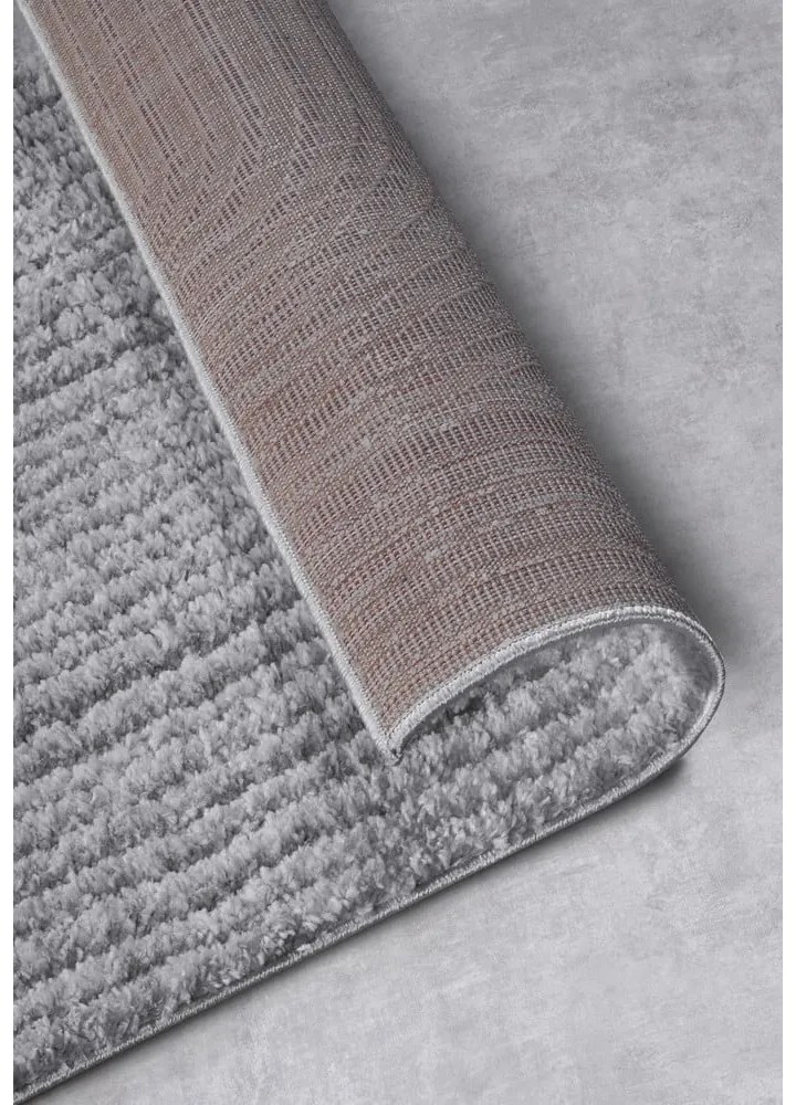 Passatoia grigia 80x240 cm Chappe Light Grey - Elle Decoration