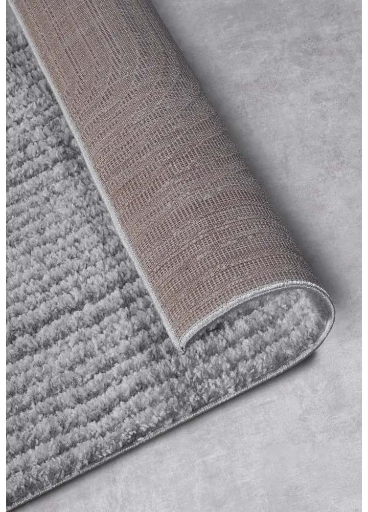 Passatoia grigia 80x240 cm Chappe Light Grey - Elle Decoration