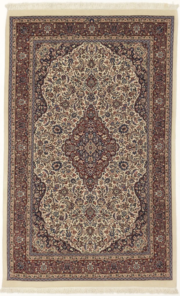 Isfahan Tappeto 170x100 (Iran) Annodato A Mano