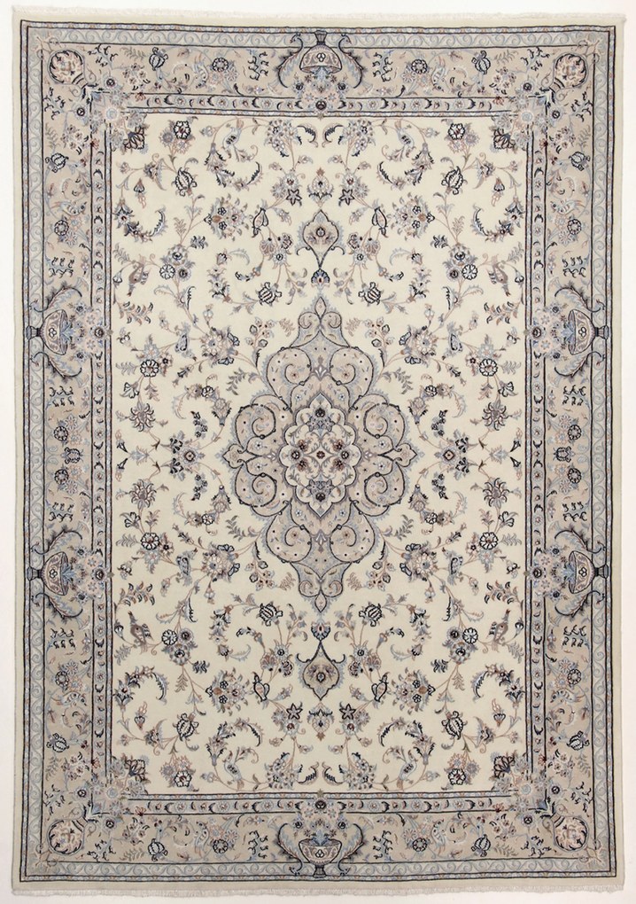 Isfahan Tappeto 250 x 170 (Iran) Annodato A Mano