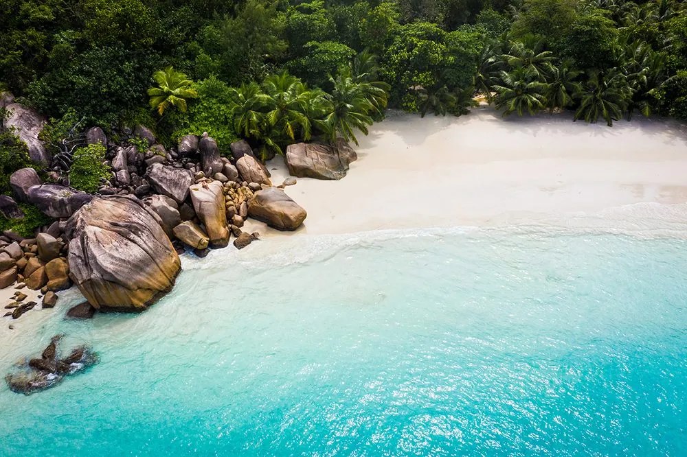 Carta da parati autoadesiva – Costa delle Seychelles
