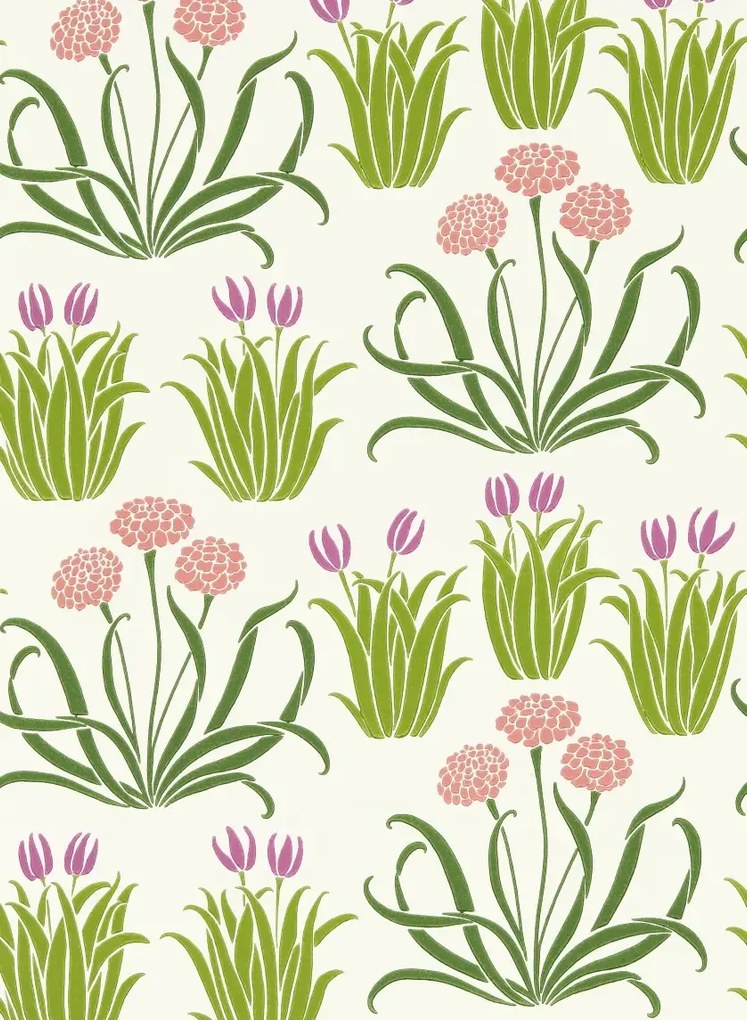 Morris & Co Carta da parati Glade - Tulip Fields