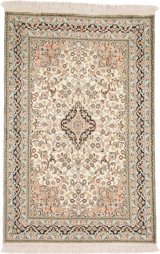 Cashmere Silk Tappeto orientale 80 x 120 (Indian) Annodato A Mano