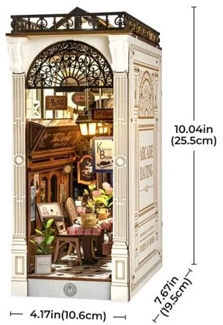 RoboTime - Fermalibri LED 3D, Incontro in Galleria, 2xAAA