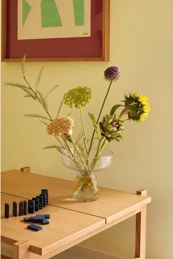 Vaso in vetro realizzato a mano (altezza 19 cm) Aino - Hübsch