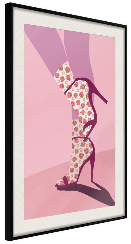 Poster  Fruity Socks  Cornice Quadri Cornice nera con pass-partout, Larghezza x Altezza Home decor 30x45