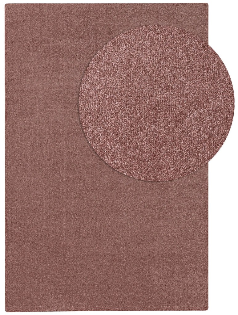 benuta Nest Tappeto a pelo lungo lavabile Melvin Rosa 140x200 cm - Tappeto design moderno soggiorno