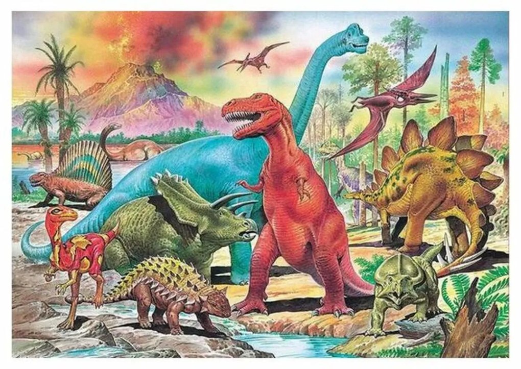 Puzzle Educa Dino (100 pcs)