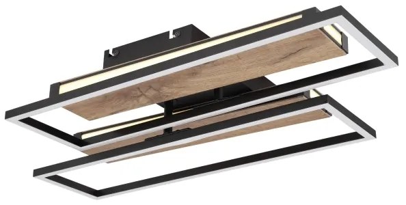 Globo 67299D1 - Plafoniera LED COLLI LED/48W/230V marrone/nero