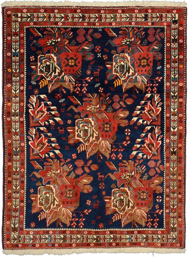 Persian Tappeto 150 x 190 Marrone (Iran) Annodato A Mano