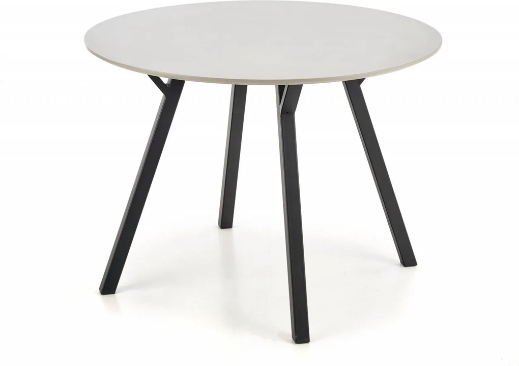 Tavolo rotondo Balrog grigio chiaro - d100xh74 cm