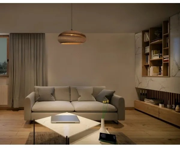 Ledvance - Lampadario a sospensione con filo DECOR CARDBOARD 1xE27/15W/230V diametro 40 cm