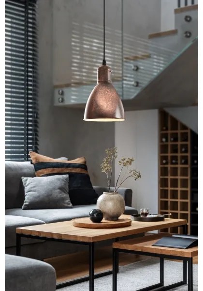 Eglo 49492 - Lampadario PRIDDY 1 1xE27/60W/230V