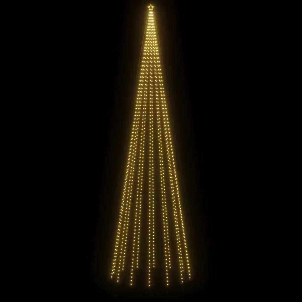 Albero di Natale a Cono Bianco Caldo 1134 LED 230x800 cm