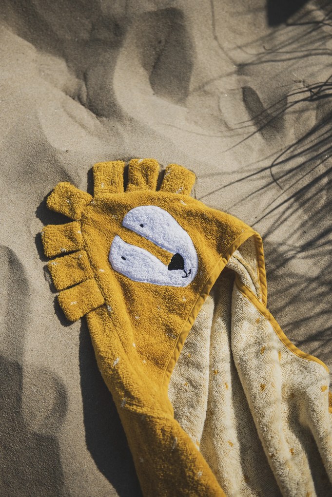 Asciugamano con cappuccio Mr. Lion – 70 x 130 cm