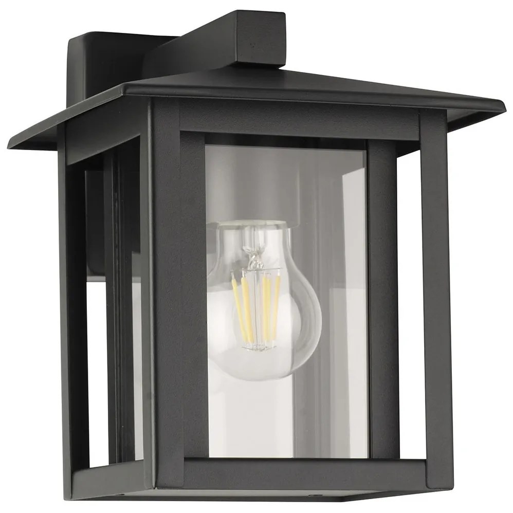 Applique Nera E27 IP54 per Esterni - Serie PILLAR