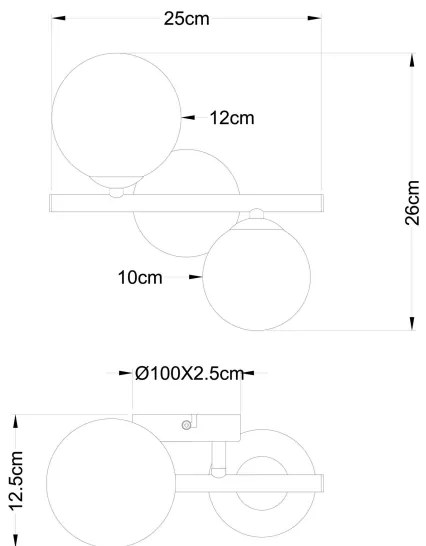 Globo 56140-2W - Lampadario a plafone LED RIHA 2xG9/3W/230V cromo