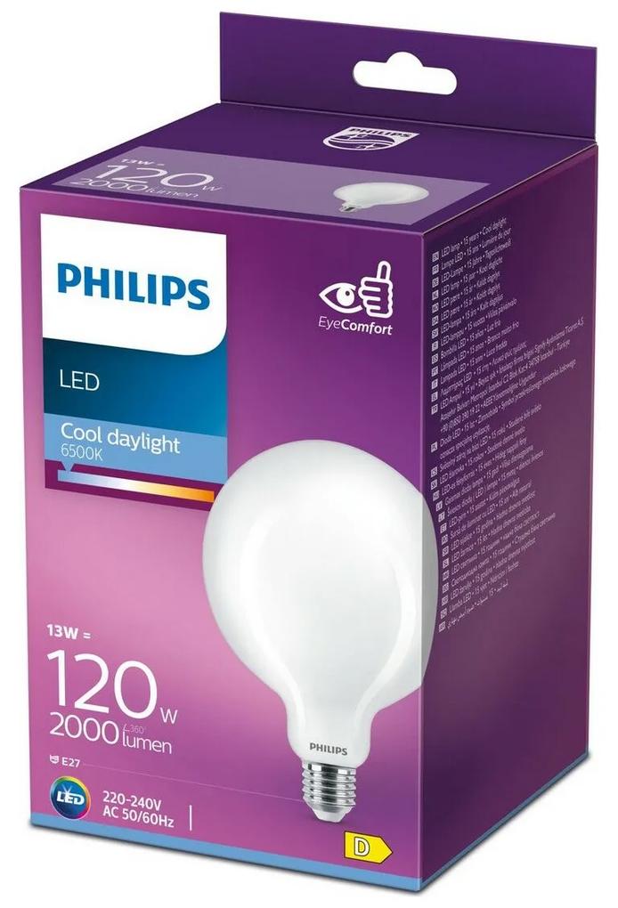 Lampadina LED Philips E27 13 W 2000 Lm (12,4 x 17,7 cm) (6500 K)