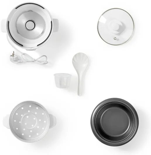 Nedis KARC06WT - Cuociriso 300W/230V 0,6l bianco