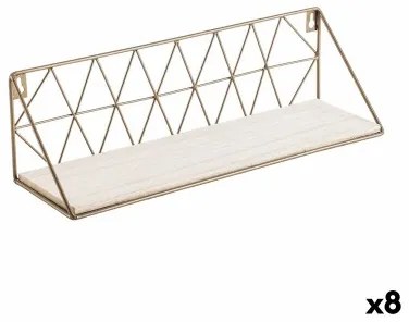 Scaffale Vinthera Moa Acciaio Dorato 40 x 12 x 12 cm (8 Unità)