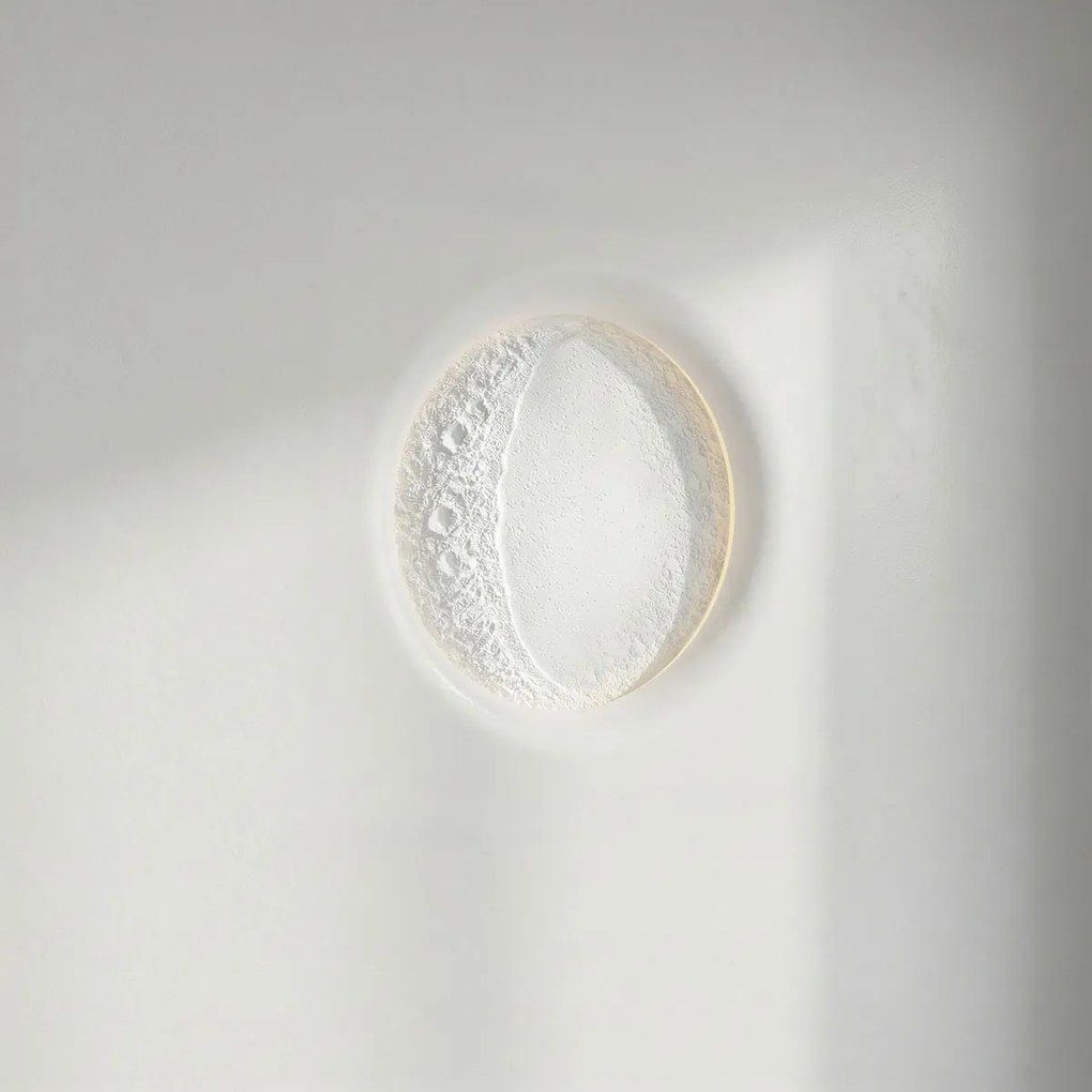 Lampada LED da incasso 175W Luna Crescente 60x60 cm in Gesso