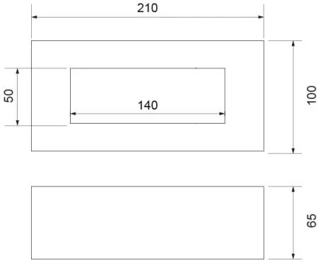 Block Led 8,7W 800Lm 4000K