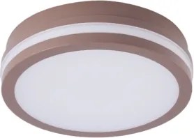 Brilagi - LED lampada da esterno con sensore BENE LED/18W/230V Ø 21,5 cm marrone IP54