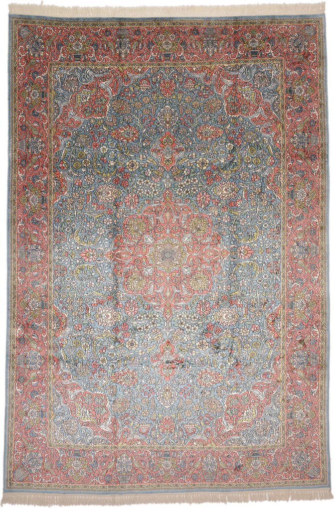 Cashmere Silk Tappeto orientale 210x320 (Indian) Annodato A Mano