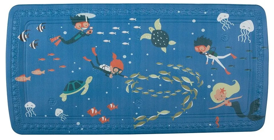 Tappetino antiscivolo per bambini per la vasca 36x71 cm Scuba Diver – Spirella