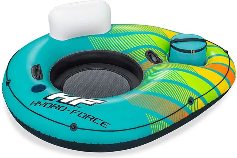 Bestway Ruota Gonfiabile con Maniglie e Frigo Hidra-Force 169x137 cm Spiaggia e Piscina 43398