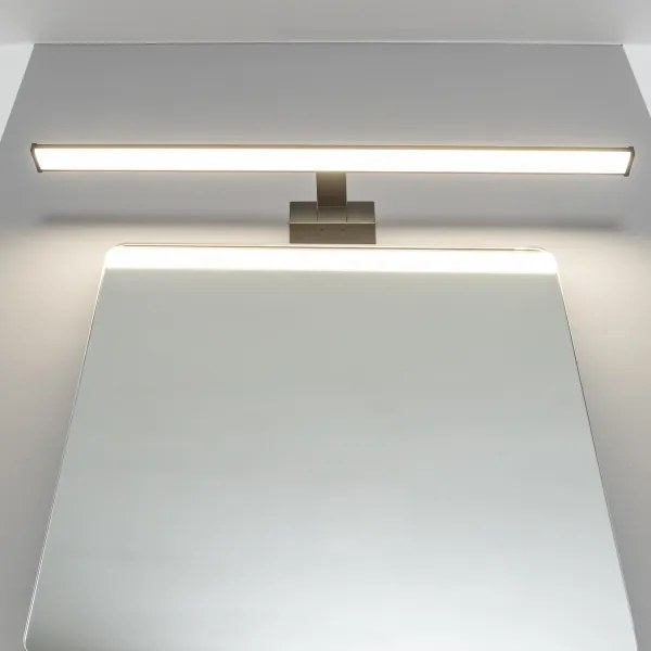 Brilagi - VESTRA Specchio da bagno con luce LED/15W/230V 80 cm IP44 Nero