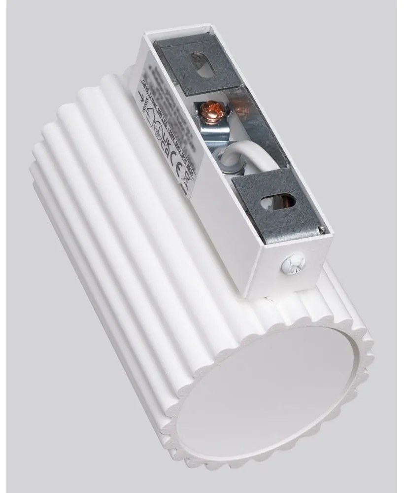 Lampada da parete bianca Gleam – Sollux