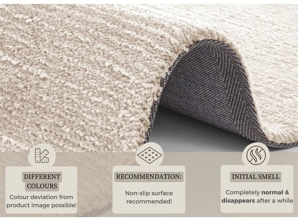 Tappeto beige , 120 x 170 cm Supersoft - Mint Rugs