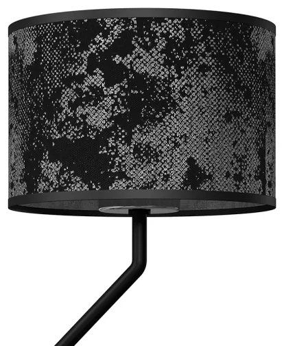 Lampada da parete SATINO 1xE27/40W/230V + 1xGU10/MR11/7W nero/grigio