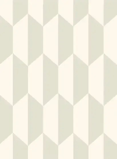 Cole & Son Carta da parati Tile - White & Stone