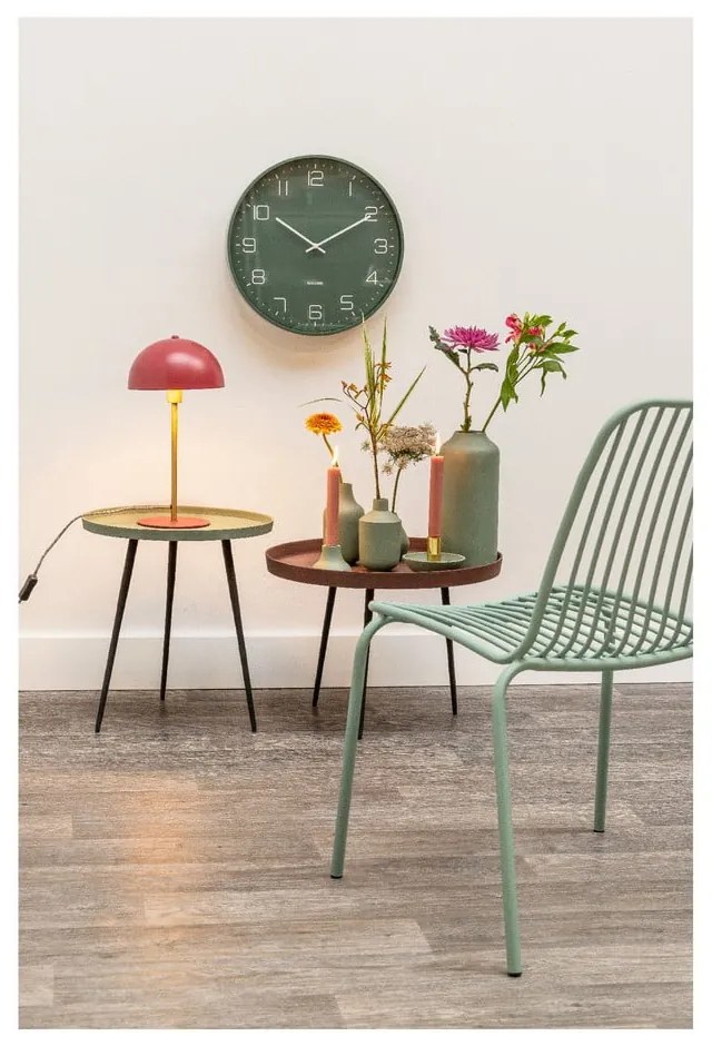 Orologio da parete verde , ø 40 cm Lofty - Karlsson