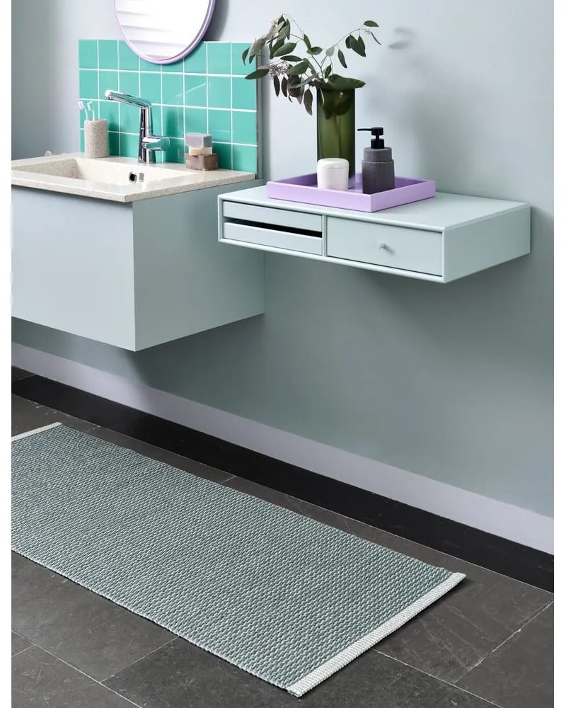 Passatoia da interno/esterno verde chiaro 70x200 cm Mono Sage Army – Pappelina