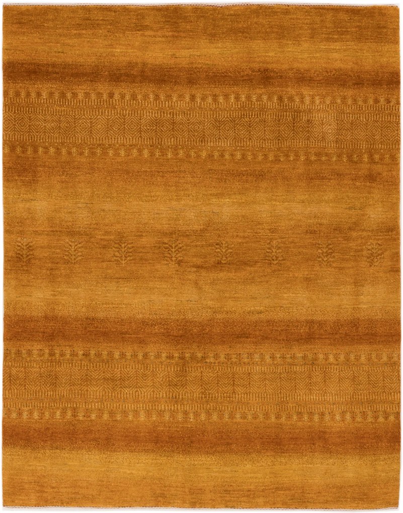 Loribaft Tappeto 160 x 200 Giallo (Iran) Annodato A Mano